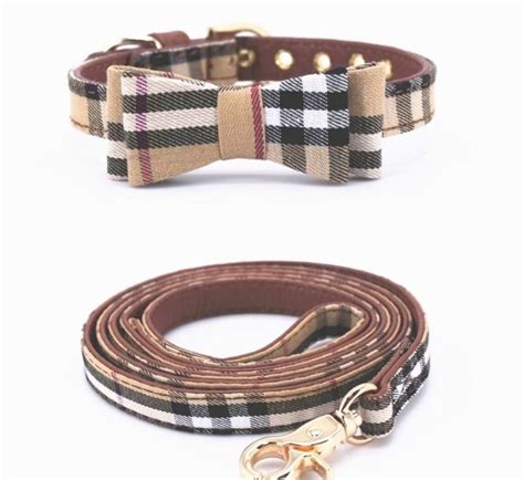 dog leash burberry|Burberry pet accessories.